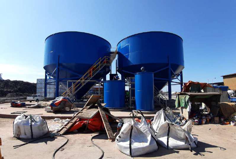 Tank Internal and External Blasting and 2 Coat Painting